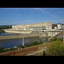 Schleuse und Wasserkraftwerk Bourg-lès-Valence
